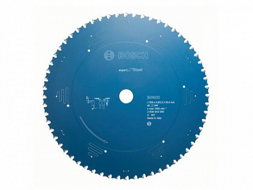 Диск пильный Bosch 355*25,4*80 TR  Construct Metal