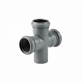 Крестовина для внутренней канализации одноплоскостная ПП  50*50*50/87,5°серая