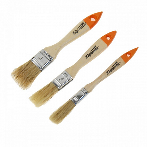 Набор кистей плоских 3 шт (1/2&amp;quot;,3/4&amp;quot;,1&amp;quot;)