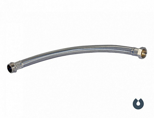 Шланг гибкий в металлооплетке прямой 1&amp;quot;ВР x1&amp;quot;НР 80 см
