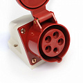 Розетка 115 16А/380В 3р+PЕ+N IP44 
