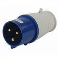 Вилка 023 переносная 2Р+РЕ 32А 220В IP44