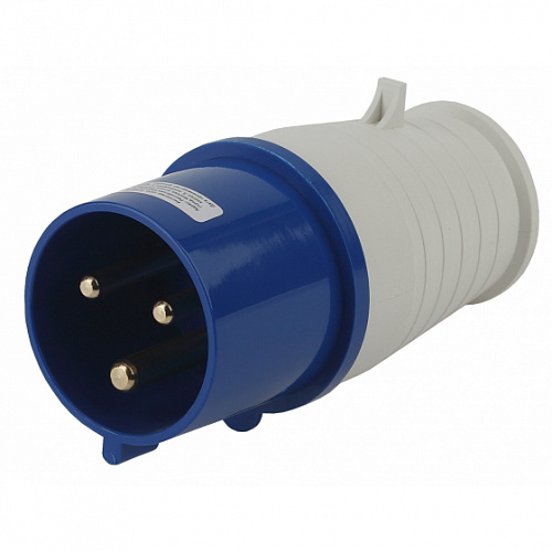 Вилка 023 переносная 2Р+РЕ 32А 220В IP44