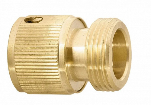 Муфта переходная латунь быстросьем F 3/4 (мама) на 3/4&amp;quot; НР