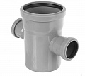 Крестовина для внутренней канализации одноплоскостная ПП 110*50*50/87,5°серая