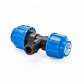 Тройник  пластик для трубы ПНД д.25*3/4&amp;quot;НР*25